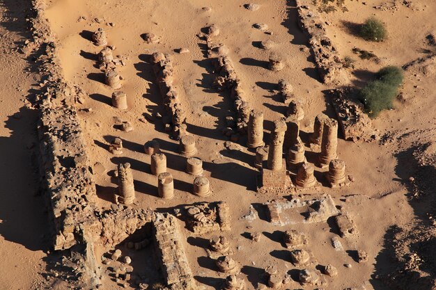 Antyczna świątynia faraon w Jebel Barkal, Sudan