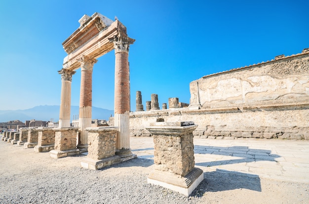 Antyczne Ruiny Pompeii, Włochy