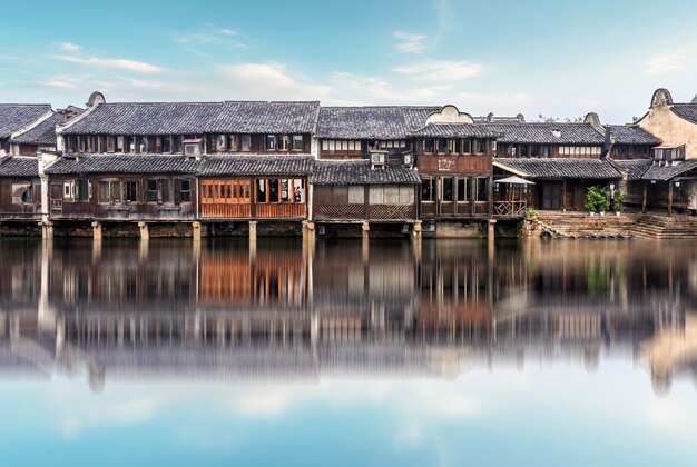 Antyczni Budynków Domy W Wuzhen Chiny