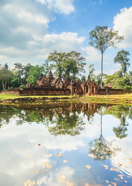 Antyczny kasztel w Kambodża dzwonił Angkor Wat, Angkor Thom