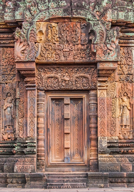 Antyczny kasztel w Kambodża dzwonił Angkor Wat, Angkor Thom