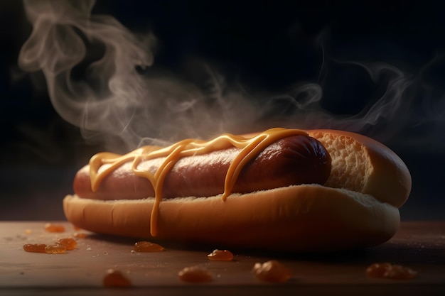 Apetycyjna sieć neuronowa hot dogów.