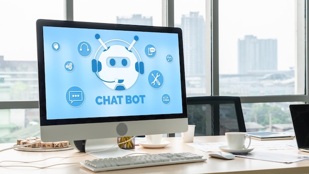 Zdjęcie aplikacja chatbot dla modnego biznesu online