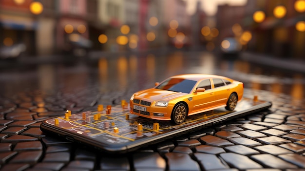 Aplikacja na smartfony oferująca usługi taksówkowe online