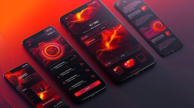 App Design Avalanche Protokoł konsensusu kryptowaluty Mobile Layout Wi Crypto Concept Idea Layout