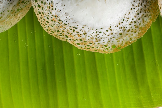 Appam lub velliappam lub kallappam lub paalappam smaczne pyszne śniadanie w południowych Indiach