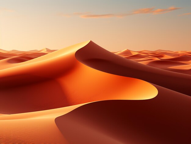 Arafy na pustyni z tłem niebieskim generatywny ai