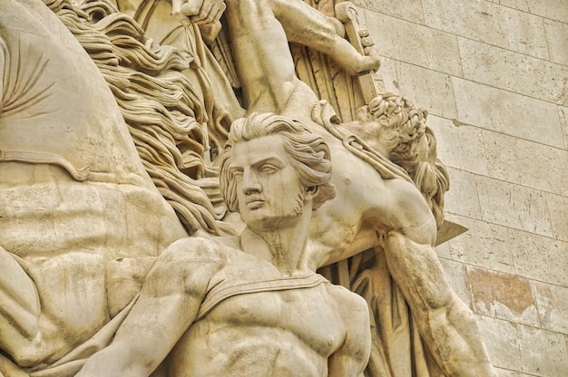 Zdjęcie arc de triomphe etoile w paryżu