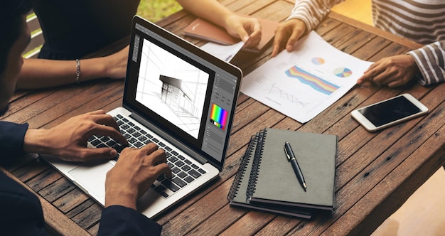 Architectural design modish aplikacja oprogramowania dla architektów biznesowych i profesjonalnych projektantów