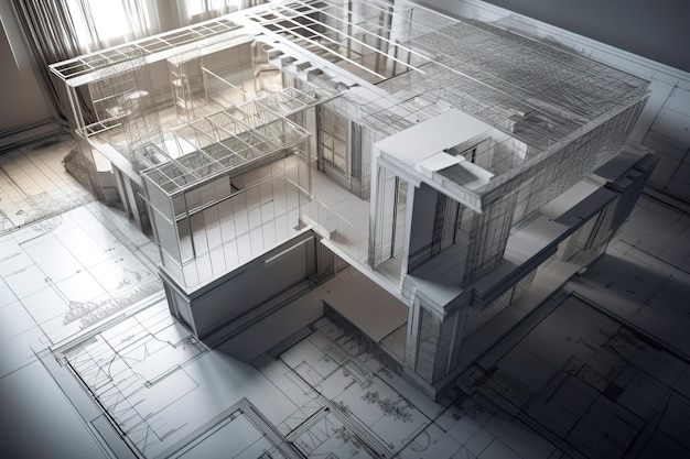 Architektura 3D i reprezentacja planów generatywnych ai