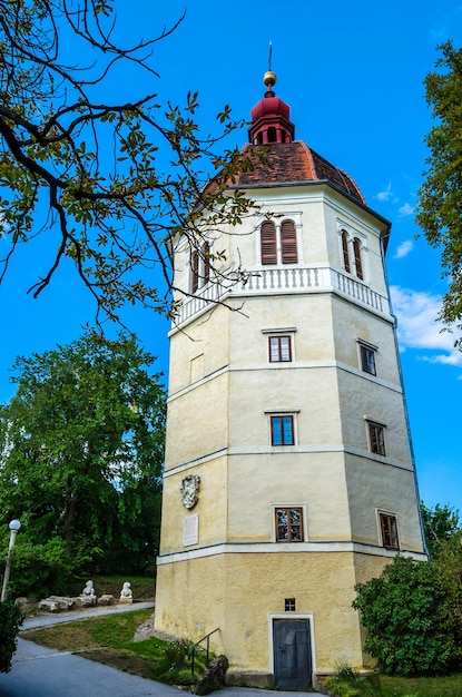 Architektura krajobrazu miejskiego w Graz Styria Austria