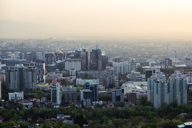 Architektura w mieście Almaty Kazachstan