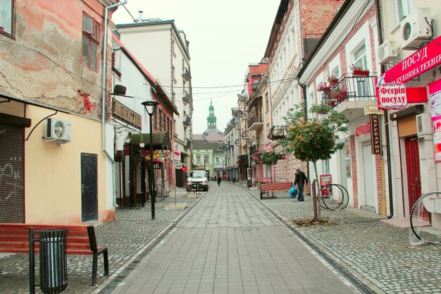 Architektura zachodniego ukraińskiego miasta IwanoFrankiwsk