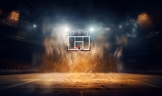 Zdjęcie arena do koszykówki