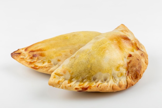 Argentyńska Empanada Na Białym Tle