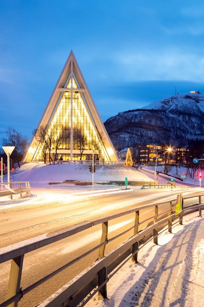 Arktyczna Katedra Tromso Norwegia