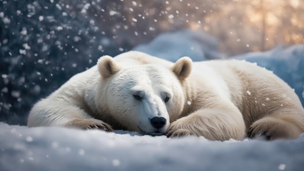 Arktyczne sny Sen majestatycznego niedźwiedzia polarnego