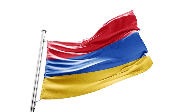 Armenia macha flagą w wysokiej rozdzielczości