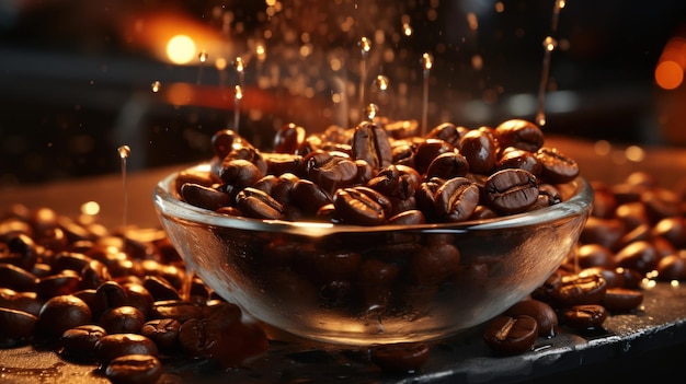 Aromatyczne eliksiry Zaprezentowano podróż ziaren kawy z plantacji do generatywnej sztucznej inteligencji w filiżance