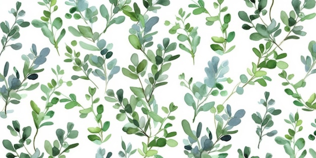 Aromatyczne zioła tymianu Horizontalna ilustracja akwarelowa