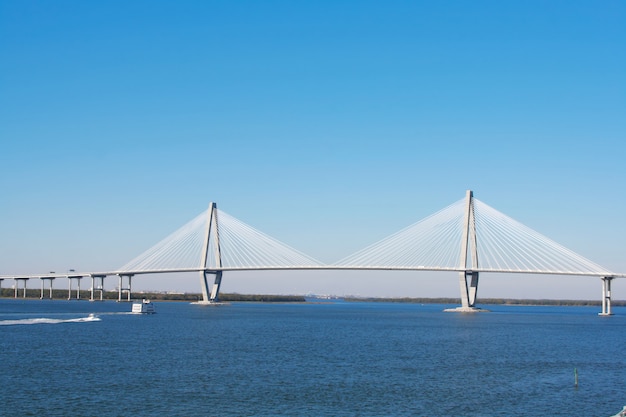 Arthur Ravenel Bridge w Charleston, USA