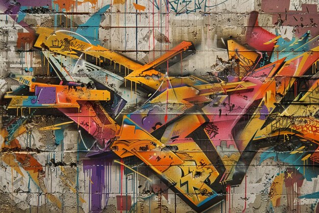Artystyczne graffiti zdobią mury miejskie