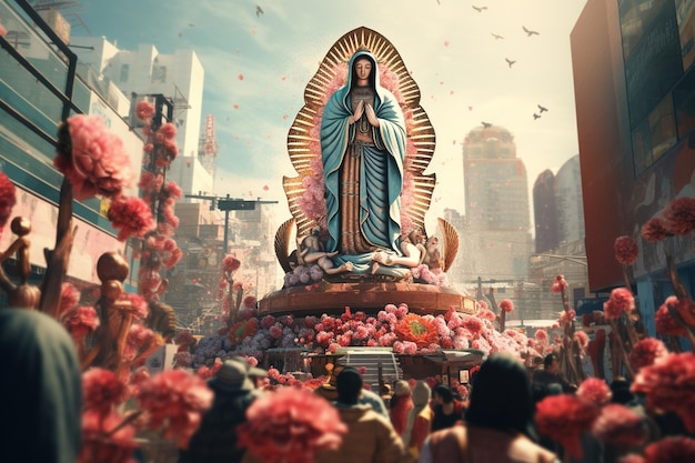 Artystyczne interpretacje Dia de la Virgen de Gu 00056 02