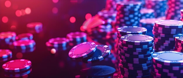 Artystyczne przedstawienia gier karcianych w kasynie Poker Blackjack i Baccarat Koncepcja Casino Gry karciane Poker Blackjack Baccarat Przedstawienia artystyczne