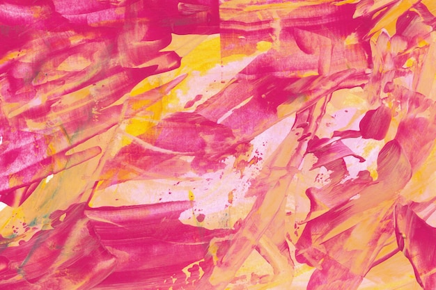 Artystyczne tło malarskie wykonane za pomocą farby akrylowej i szpachelki