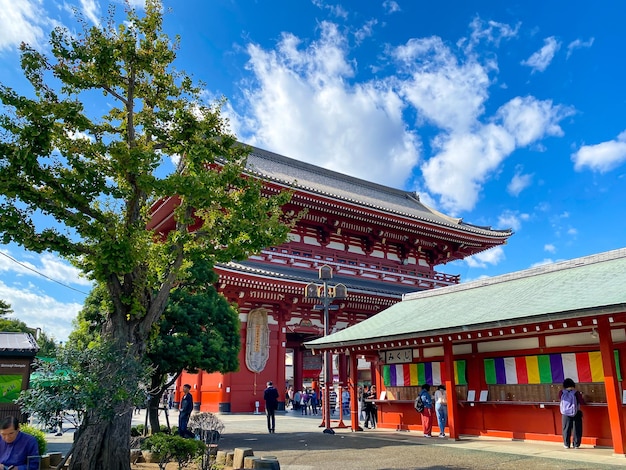 Asakusa Japonia 20 Października 2023 Wiele Osób Odwiedza świątynię Senso Ji