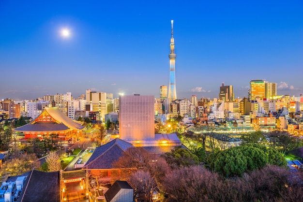 Asakusa Tokio Japonia Skyline