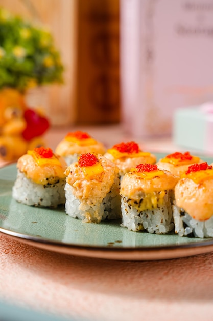 Asortowana pyszna Sushi Roll