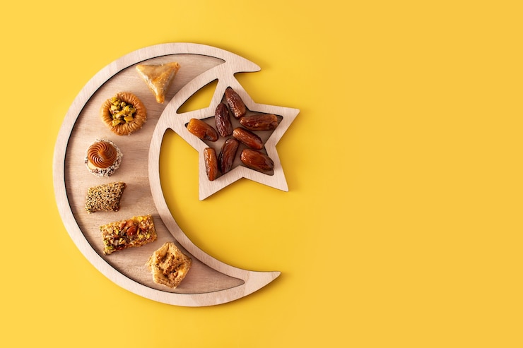 Zdjęcie asortyment baklawy deserowej ramadan