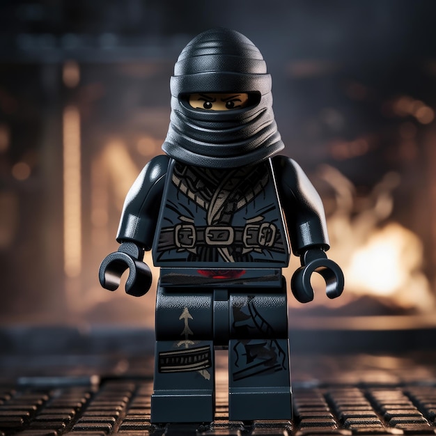 Assassin Shadow Lego Man Generatywna sztuczna inteligencja