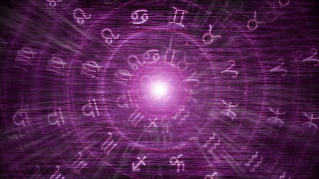 Zdjęcie astrologia horoskop wzór tekstury tła, projekt graficzny