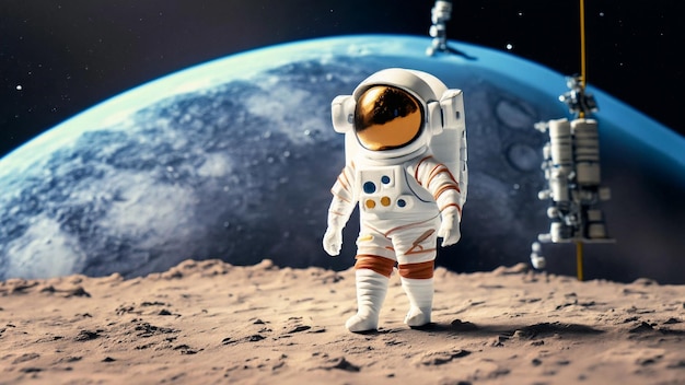 Astronauci programu Apollo odkrywają UFO na powierzchni Księżyca