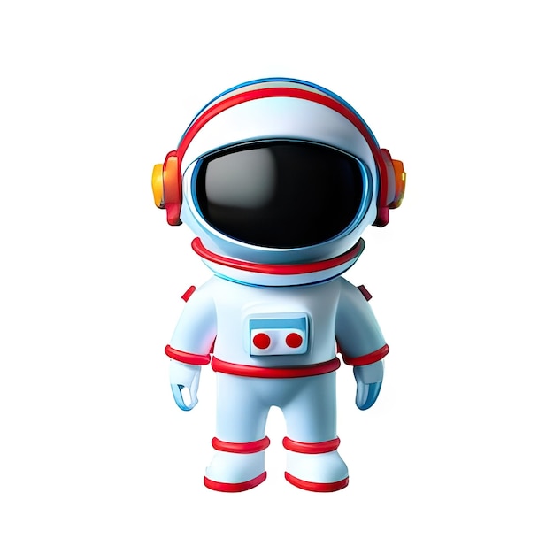 Astronaut 3d ilustracja generowana przez AI