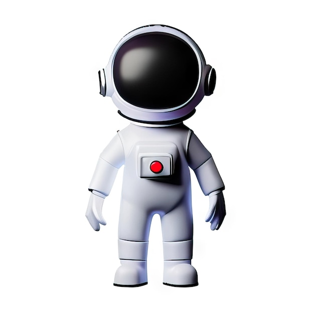 Astronaut 3d ilustracja generowana przez AI
