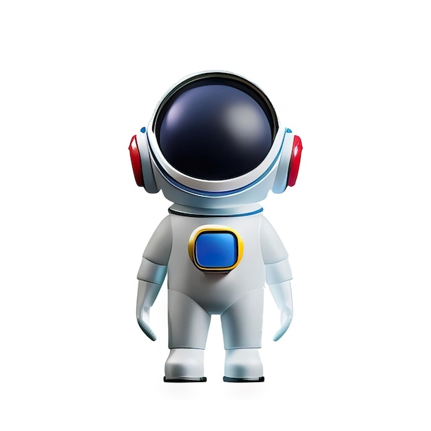 Astronaut 3d ilustracja generowana przez AI