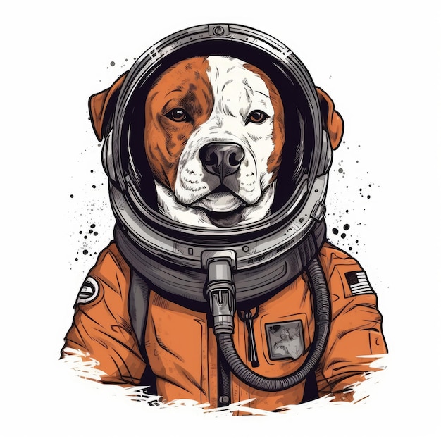 astronauta pies płaska ilustracja narysowana w adobe illustrator