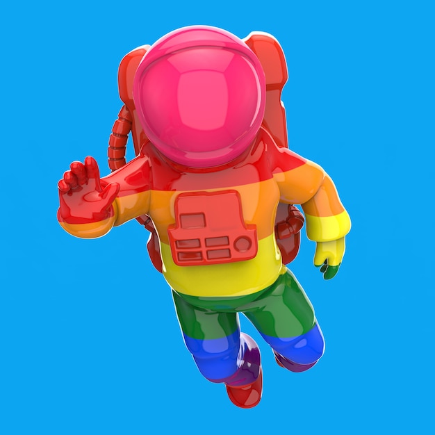 Astronauta Pojęcie - 3d Ilustracja