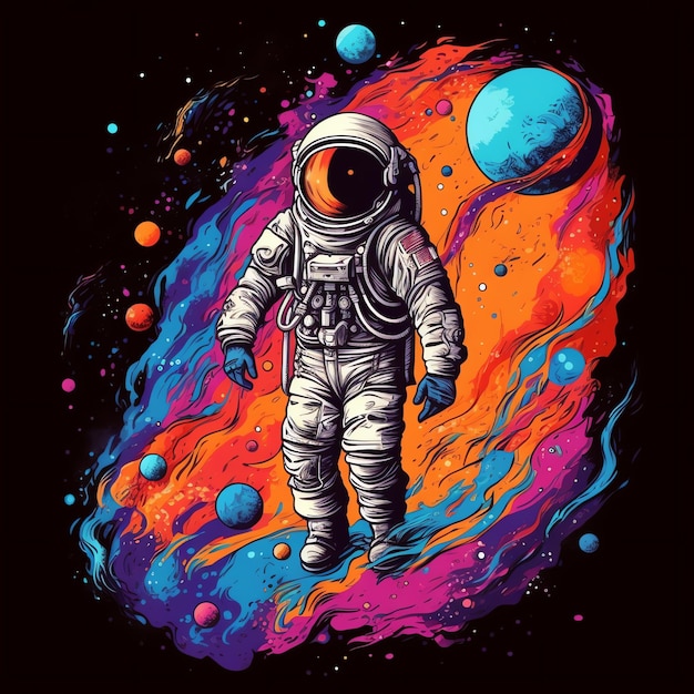 Astronauta w kosmosie