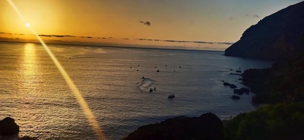 Atardecer en la Playa de la Veta en la Palma