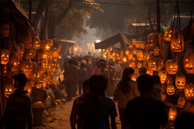 Zdjęcie atmosfera halloween