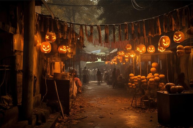 Zdjęcie atmosfera halloween