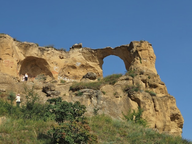 Atrakcja geologiczna i turystyczna, Mount Koltso. Kisłowodzk, Północny Kaukaz, Rosja.