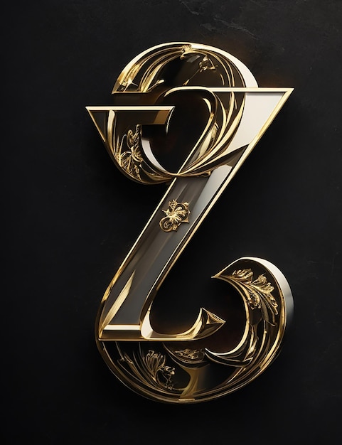 Zdjęcie atrakcyjne litery logo stylowe oświetlenie capital