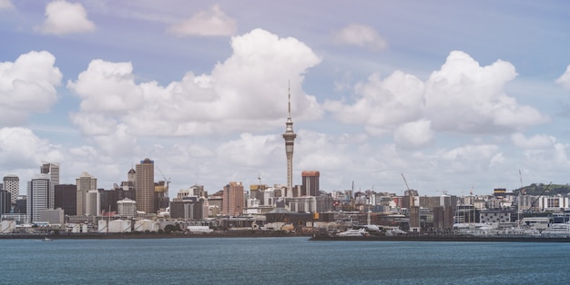 Auckland City Skyline, Nowa Zelandia