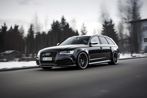 Audi RS6 samochód sportowy Supercar Sportcar eleganckie samochody sportowe Samochody wysokiej wydajności samochody luksusowe Samochód samochodowy AI