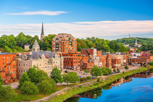 Augusta Maine USA Skyline